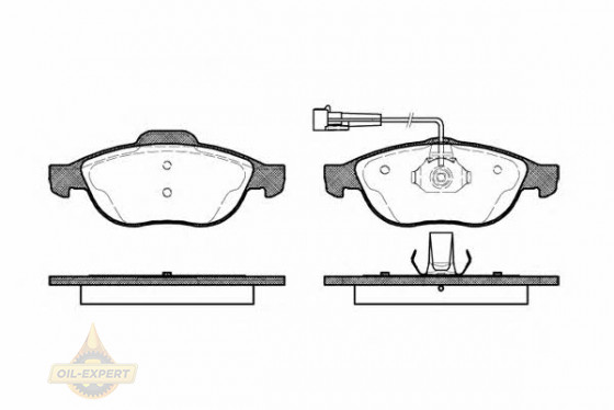 Remsa Колодки тормозные дисковые REMSA 0660.02 - Картинка 1