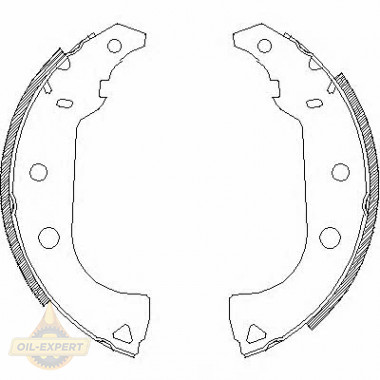 Remsa Колодки тормозные барабанные REMSA 4176.00 - Картинка 1