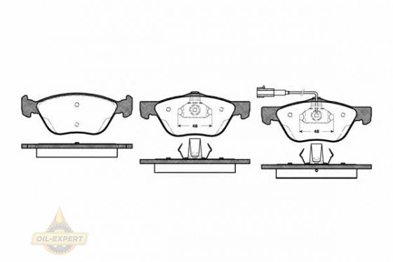 Remsa Колодки тормозные дисковые REMSA 0589.21 - Картинка 1