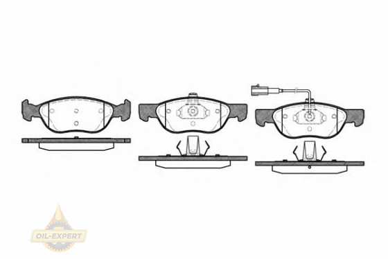 Remsa Колодки тормозные дисковые REMSA 0587.21 - Картинка 1