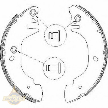 Remsa Колодки тормозные барабанные REMSA 4305.01 - Картинка 1