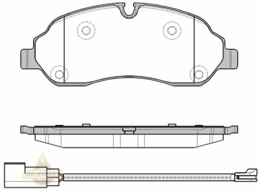Remsa Колодки тормозные дисковые REMSA 1602.02 - Картинка 1