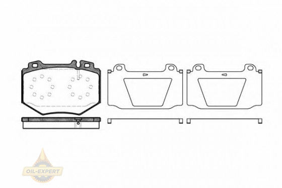 Remsa Колодки тормозные дисковые REMSA 1065.00 - Картинка 1