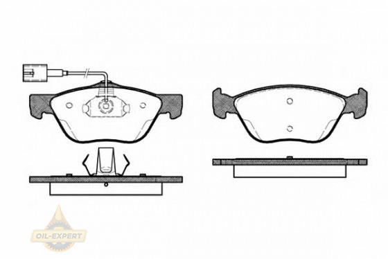 Remsa Колодки тормозные дисковые REMSA 0589.42 - Картинка 1