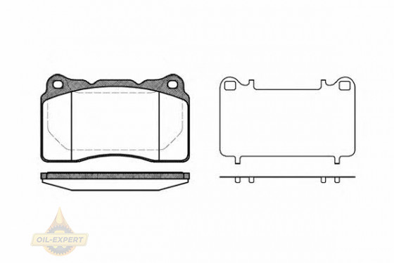 Remsa Колодки тормозные дисковые REMSA 0666.10 - Картинка 1