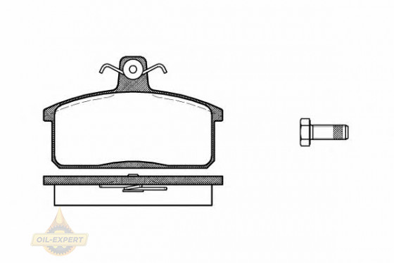 Remsa Колодки тормозные дисковые REMSA 0128.40 - Картинка 1