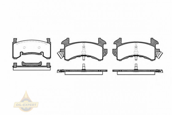 Remsa Колодки тормозные дисковые REMSA 0515.00 - Картинка 1