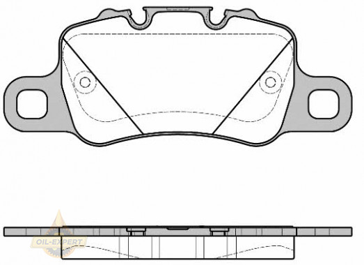 Remsa Колодки тормозные дисковые REMSA 1596.00 - Картинка 1