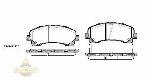 Remsa Колодки тормозные дисковые REMSA 1407.00 - Картинка 1