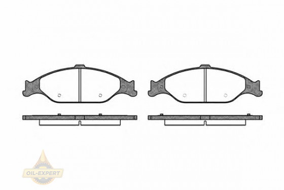 Remsa Колодки тормозные дисковые REMSA 0760.00 - Картинка 1