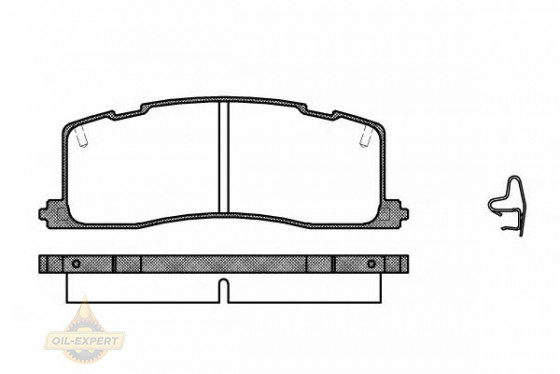 Remsa Колодки тормозные дисковые REMSA 0367.00 - Картинка 1