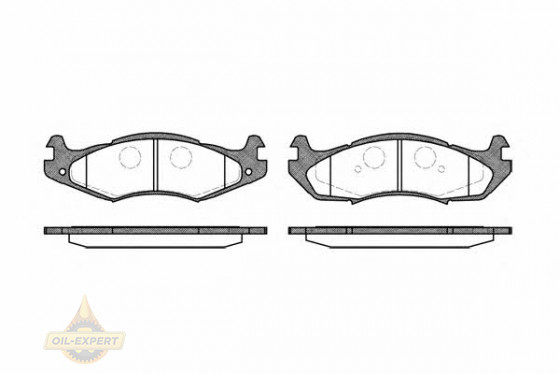 Remsa Колодки дискові гальмові REMSA 0463.00 - Заображення 1