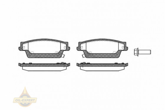 Remsa Колодки тормозные дисковые REMSA 1087.04 - Картинка 1