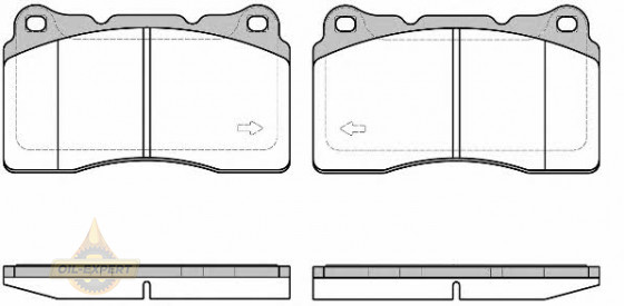 Remsa Колодки тормозные дисковые REMSA 0666.40 - Картинка 1