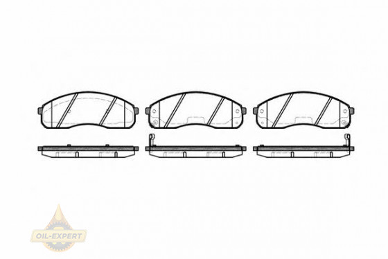 Remsa Колодки тормозные дисковые REMSA 0821.02 - Картинка 1