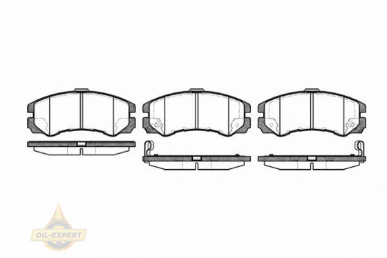 Remsa Колодки гальмівні дискові REMSA 0425.22 - Заображення 1