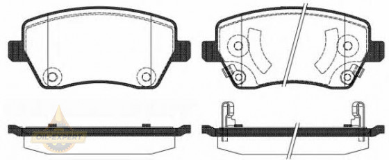 Remsa Колодки тормозные дисковые REMSA 0987.02 - Картинка 1