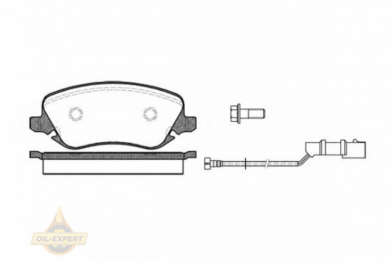 Remsa Колодки тормозные дисковые REMSA 0879.02 - Картинка 1