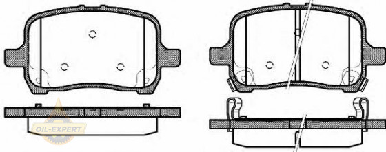 Remsa Колодки тормозные дисковые REMSA 1089.22 - Картинка 1