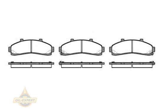 Remsa Колодки тормозные дисковые REMSA 0571.02 - Картинка 1