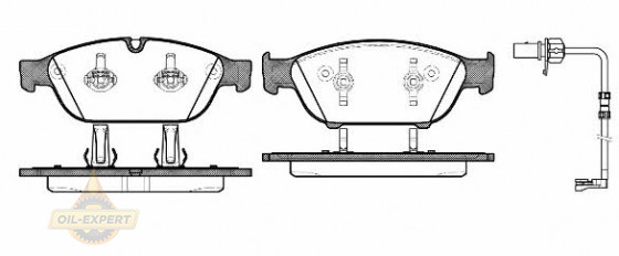 Remsa Колодки гальмівні дискові REMSA 1441.12 - Заображення 1