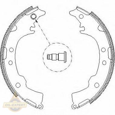 Remsa Колодки гальмівні барабанні REMSA 4115.00 - Заображення 1