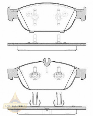 Remsa Колодки тормозные дисковые REMSA 1441.10 - Картинка 1