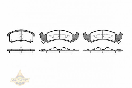 Remsa Колодки тормозные дисковые REMSA 0569.00 - Картинка 1