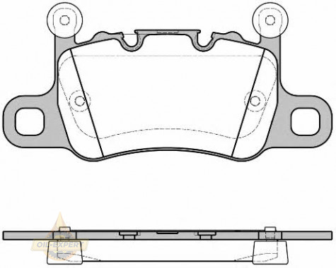 Remsa Колодки дискові гальмівні REMSA 1598.10 - Заображення 1