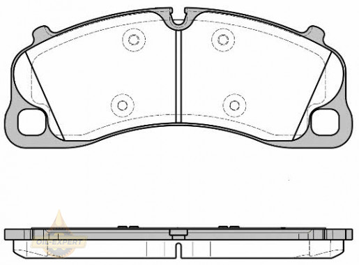 Remsa Колодки дискові гальмівні REMSA 1597.00 - Заображення 1