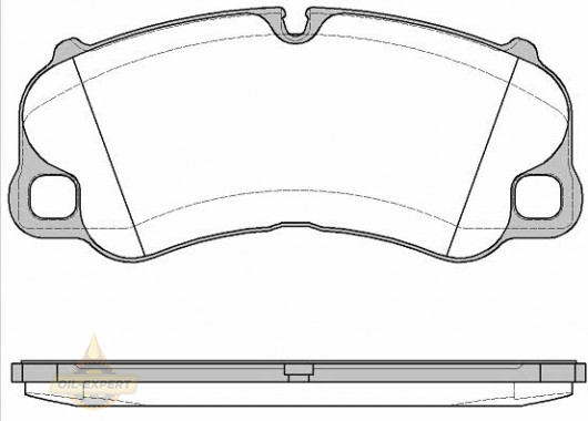 Remsa Колодки тормозные дисковые REMSA 1595.00 - Картинка 1