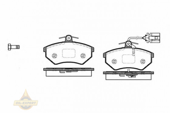 Remsa Колодки тормозные дисковые REMSA 0134.62 - Картинка 1