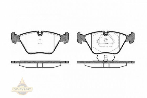 Remsa Колодки тормозные дисковые REMSA 0270.10 - Картинка 1