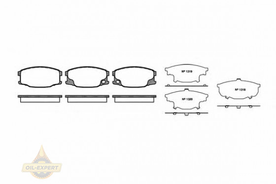 Remsa Колодки тормозные дисковые REMSA 1037.00 - Картинка 1