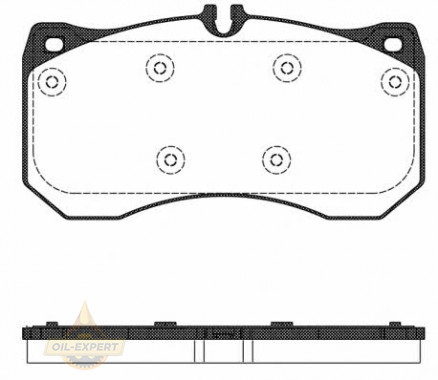 Remsa Колодки тормозные дисковые REMSA 1497.00 - Картинка 1