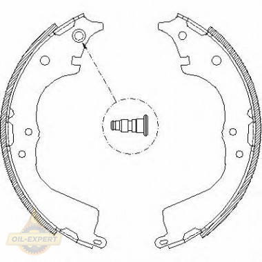 Remsa Колодки тормозные барабанные REMSA 4134.00 - Картинка 1