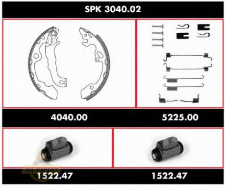 Remsa Колодки тормозные барабанные REMSA SPK 3040.02 - Картинка 1