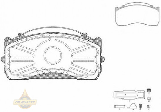 Remsa Колодки дискові гальмівні REMSA JCA 815.80 - Заображення 1