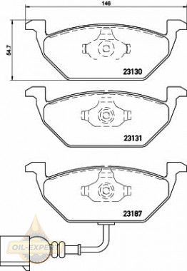 Textar Колодки тормозные дисковые TEXTAR 2313101 - Картинка 1