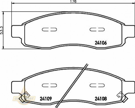 Textar Колодки тормозные дисковые TEXTAR 2410601 - Картинка 1