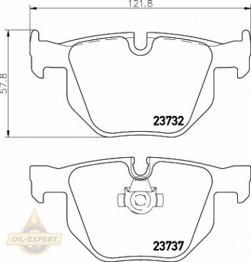 Textar Колодки дискові гальмові TEXTAR 2373201 - Заображення 1