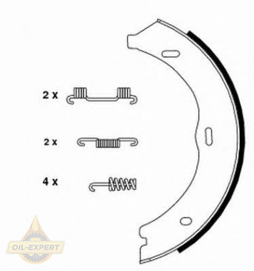 Textar Колодки тормозные барабанные TEXTAR 91061900 - Картинка 1