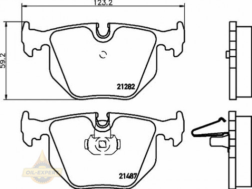 Textar Колодки тормозные дисковые TEXTAR 2148703 - Картинка 1