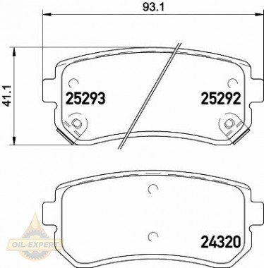 Textar Колодки тормозные дисковые TEXTAR 2529201 - Картинка 1