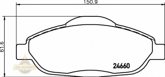 Textar Колодки тормозные дисковые TEXTAR 2466001 - Картинка 1