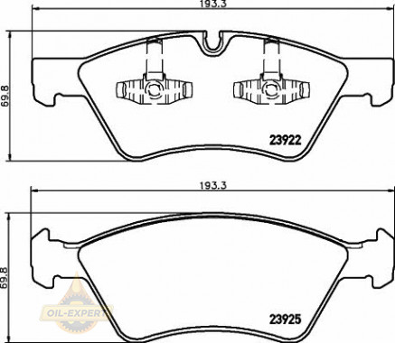 Textar Колодки тормозные дисковые TEXTAR 2392201 - Картинка 1