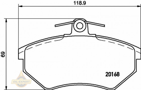 Textar Колодки тормозные дисковые TEXTAR 2016801 - Картинка 1