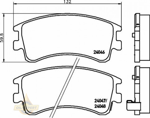 Textar Колодки тормозные дисковые TEXTAR 2404601 - Картинка 1