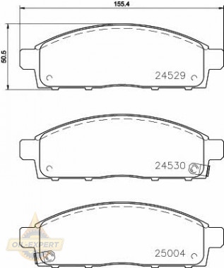 Textar Колодки тормозные дисковые TEXTAR 2452901 - Картинка 1
