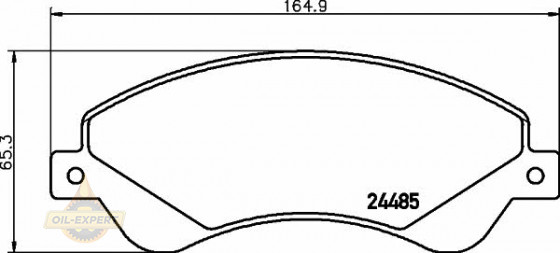 Textar Колодки тормозные дисковые TEXTAR 2448501 - Картинка 1